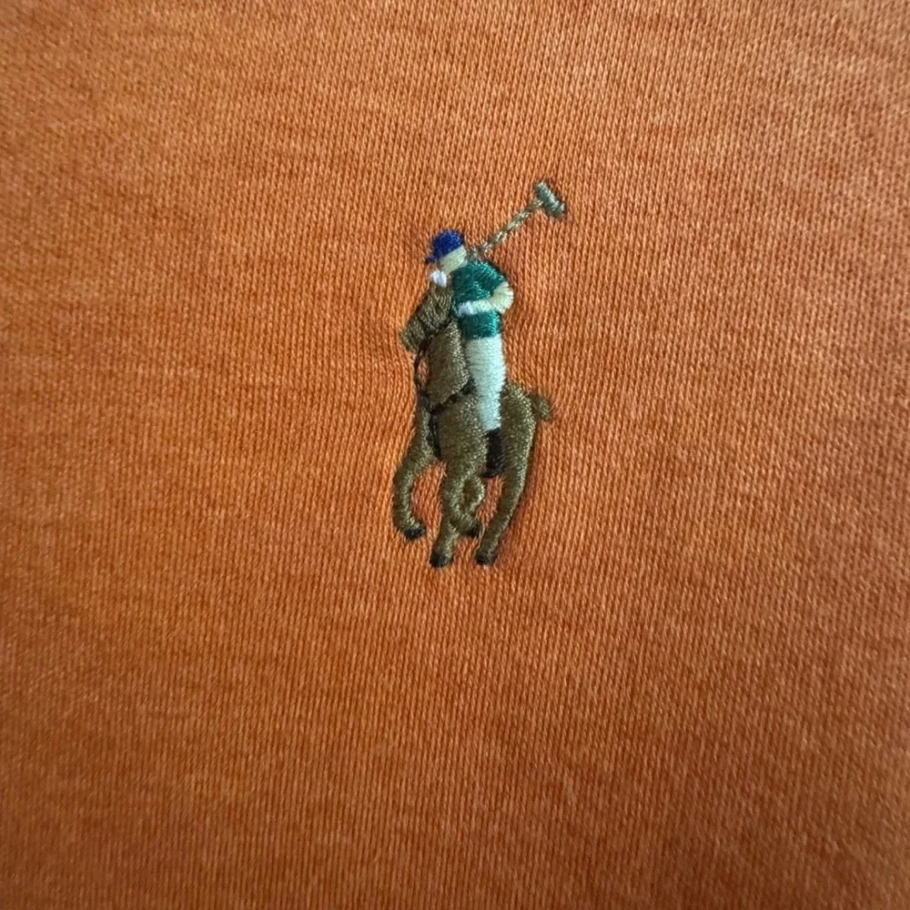 Ralph Lauren Man Vibrant Orange Polo Shirt
